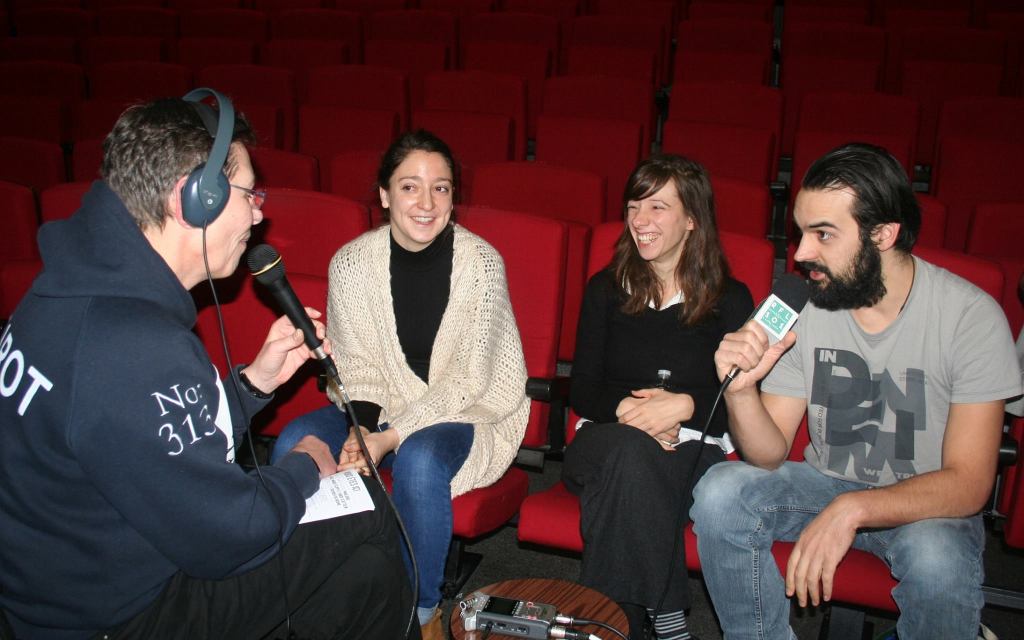 En podcast, Au théâtre Olympia, « Vous êtes ici », texte et mise en scène Marjorie Efter, Marie Filippi et David Scattolin.