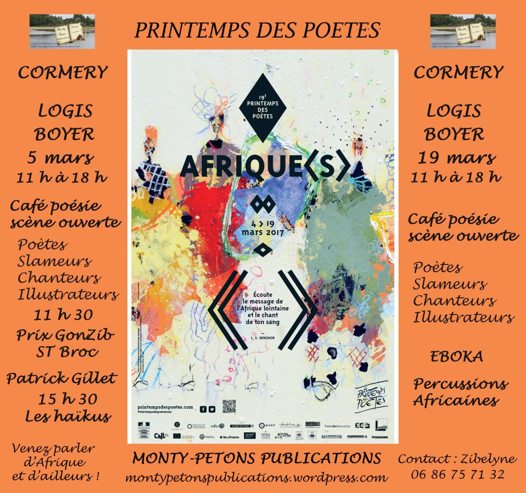 Printemps des poètes 2017 à&nbsp;Cormery