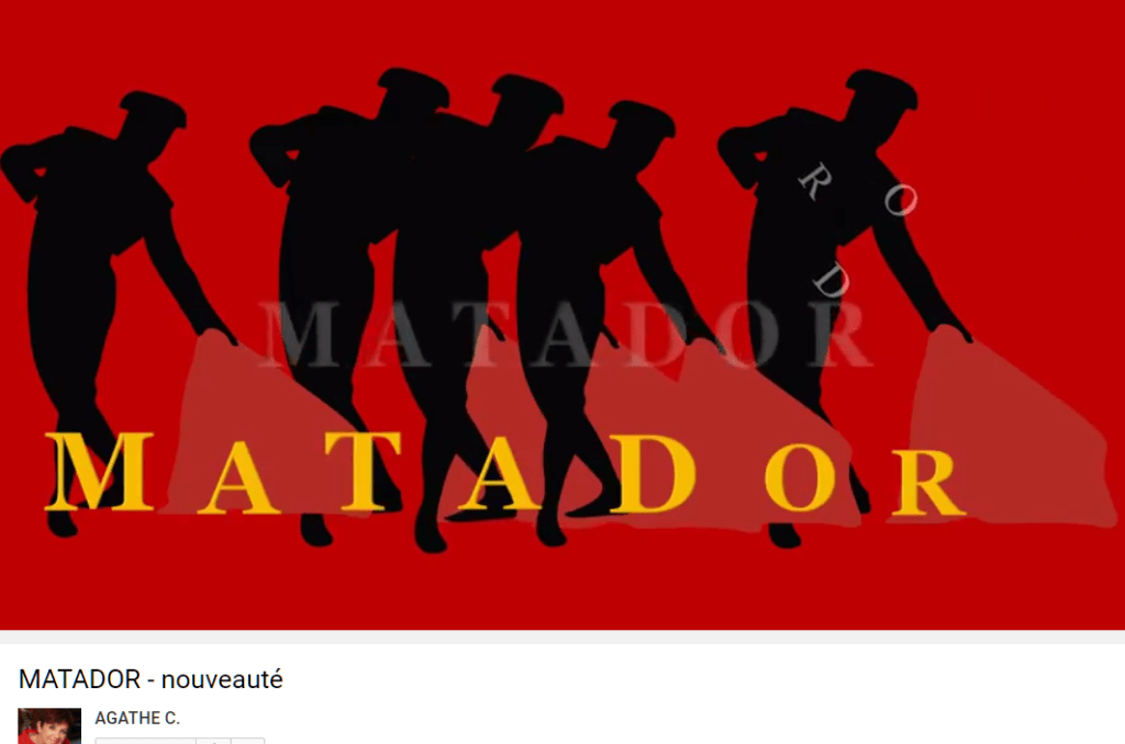 MATADOR, un autre clip du CD d&rsquo;Agathe&nbsp;C