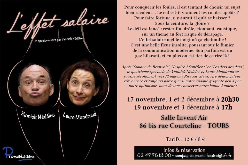 &laquo;&nbsp;L&rsquo;effet salaire&nbsp;&raquo; avec Laure Mandraud et Yannick Nédélec dans &laquo;&nbsp;Métamorphose nocturne&nbsp;&raquo;