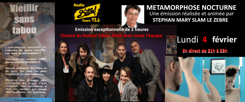 Clôture du festival Désirs Désir dans &laquo;&nbsp;Métamorphose nocturne&nbsp;&raquo;