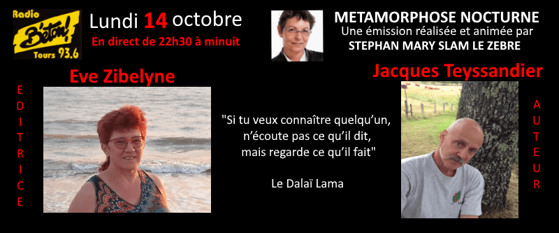 Eve Zibelyne et Jacques Teyssandier dans Métamorphose nocturne