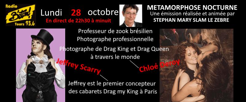 Chloé Deroy et Jeffrey Scary dans Métamorphose nocturne