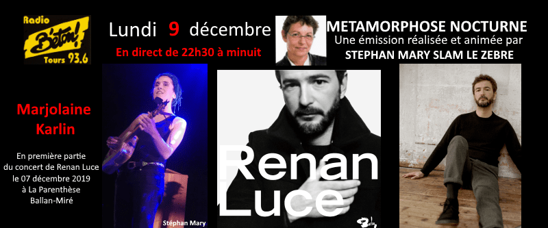 Renan Luce & Marjolaine Karlin dans Métamorphose&nbsp;nocturne