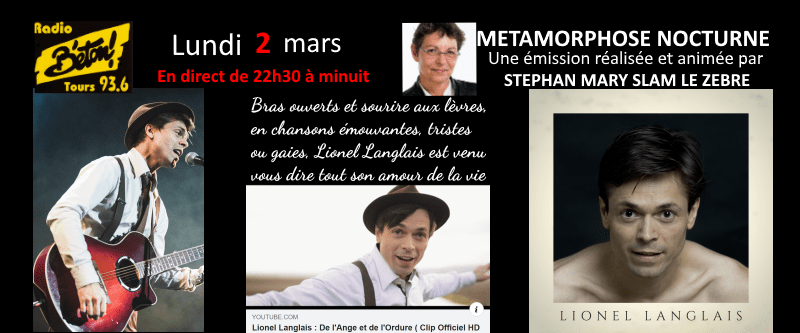 Lionel Langlais dans Métamorphose&nbsp;nocturne